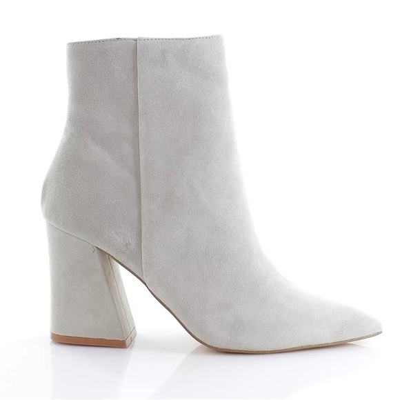 Steve Madden Matilda Women's Grey Suede Ankle Boots Size 10M Minimalist Classic - Picture 8 of 16